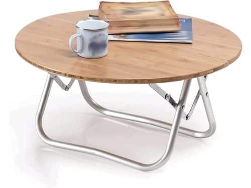 Klaptafel Rond - Picknicktafel - Buitenactiviteiten - Stabiel Driehoekig Frame