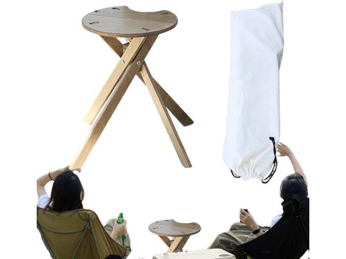 Klaptafel Rond - Picknicktafel Opvouwbaar - Buiten Eten - Lichtgewicht