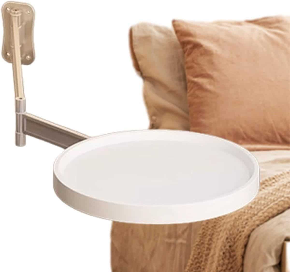 klaptafel rond wandbureau ruimte optimaliseren 180 graden