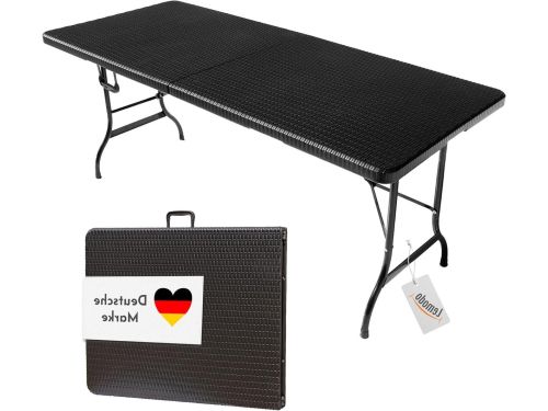 Klaptafel Rotan Look - Tuintafel Buffet - Feesten Organiseren
