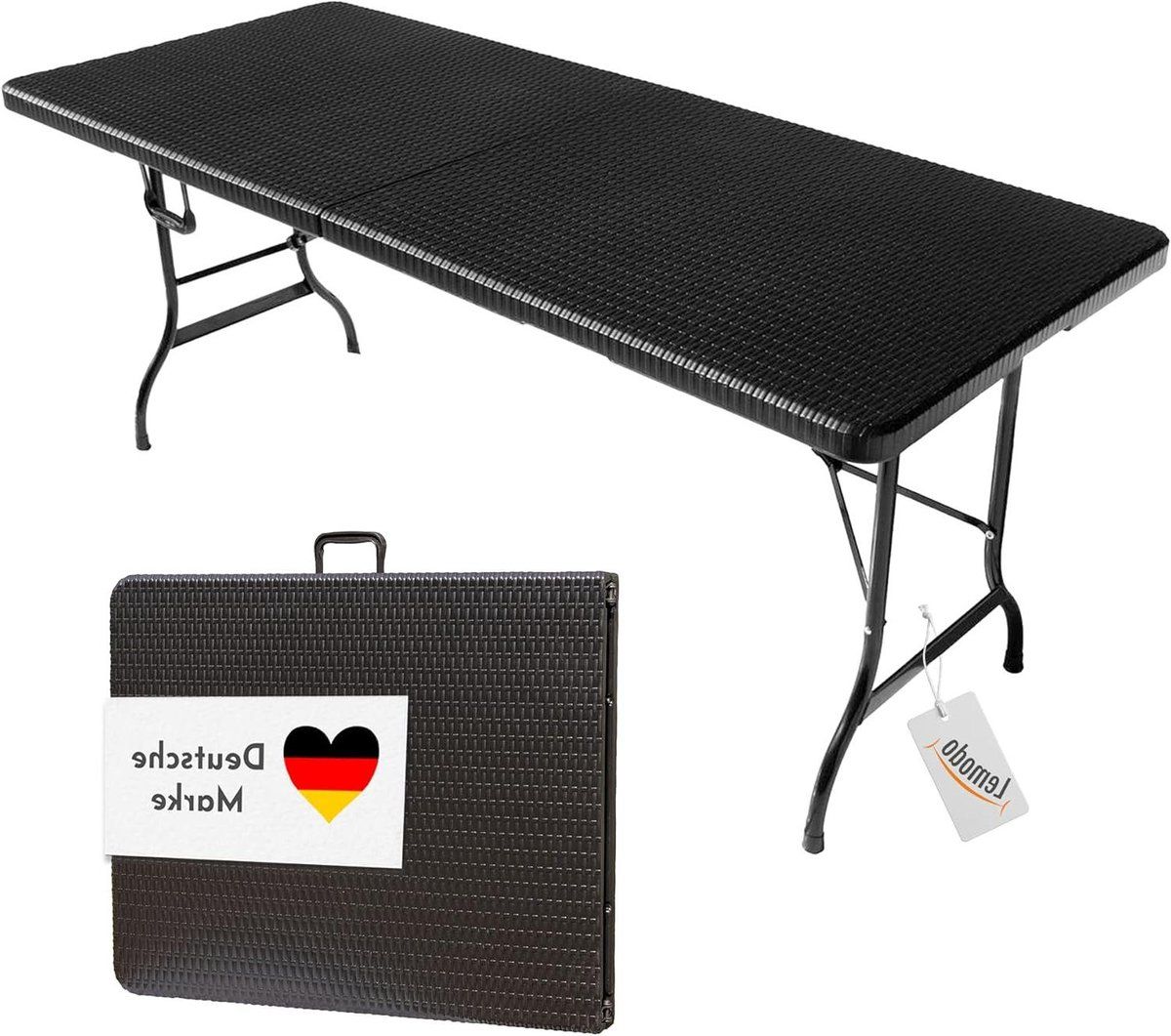 klaptafel rotan look tuintafel buffet feesten organiseren