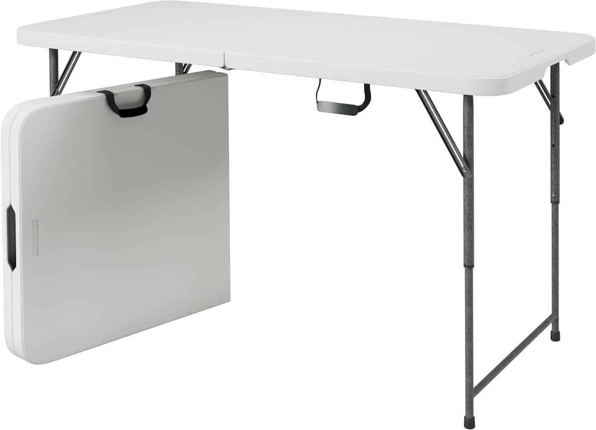 klaptafel servies tafel buiten bijeenkomsten in hoogte