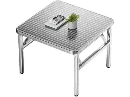 Klaptafel Staal - Plooibare Tafel - Buiten Koken - Geen