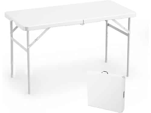 Klaptafel Stevig Metaal - Opvouwbare Tafel - Buiten Dineren