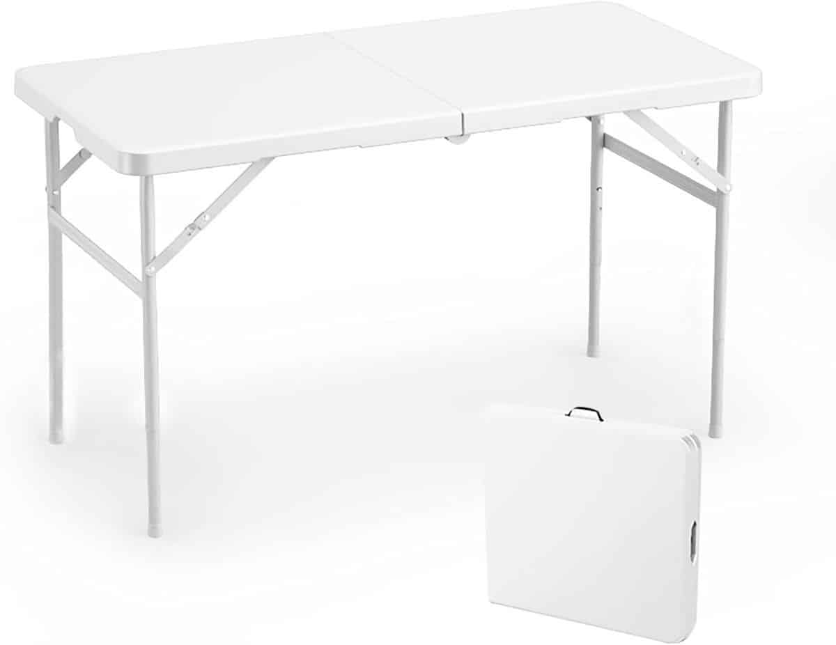 klaptafel stevig metaal opvouwbare tafel buiten dineren