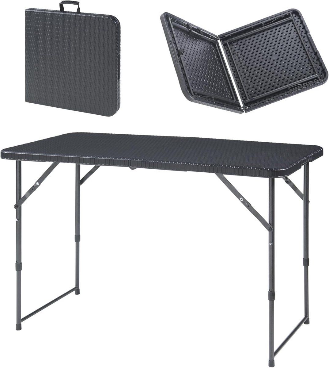 klaptafel tuintafel buitentafel opvouwbaar buitenactiviteiten in hoogte