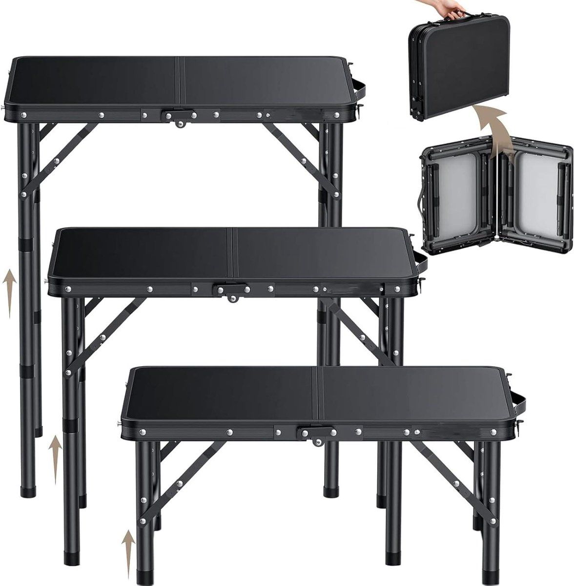 klaptafel verstelbaar draagbare tafel buiten leven 3
