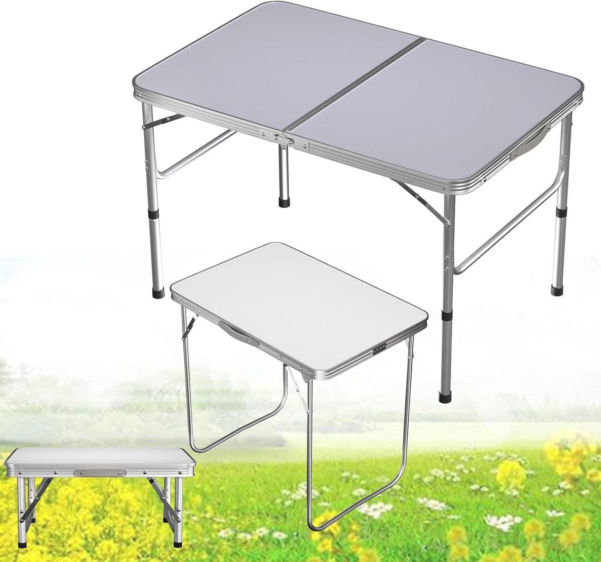 klaptafel verstelbare tafel buitenactiviteiten lichtgewicht en draagbaar