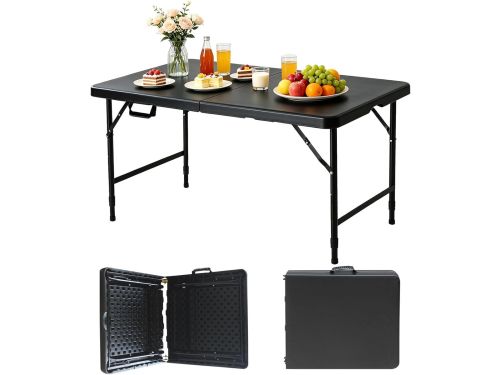 Klaptafel Vierkant - Picknicktafel - Buiten Eten - Versterkt Ontwerp