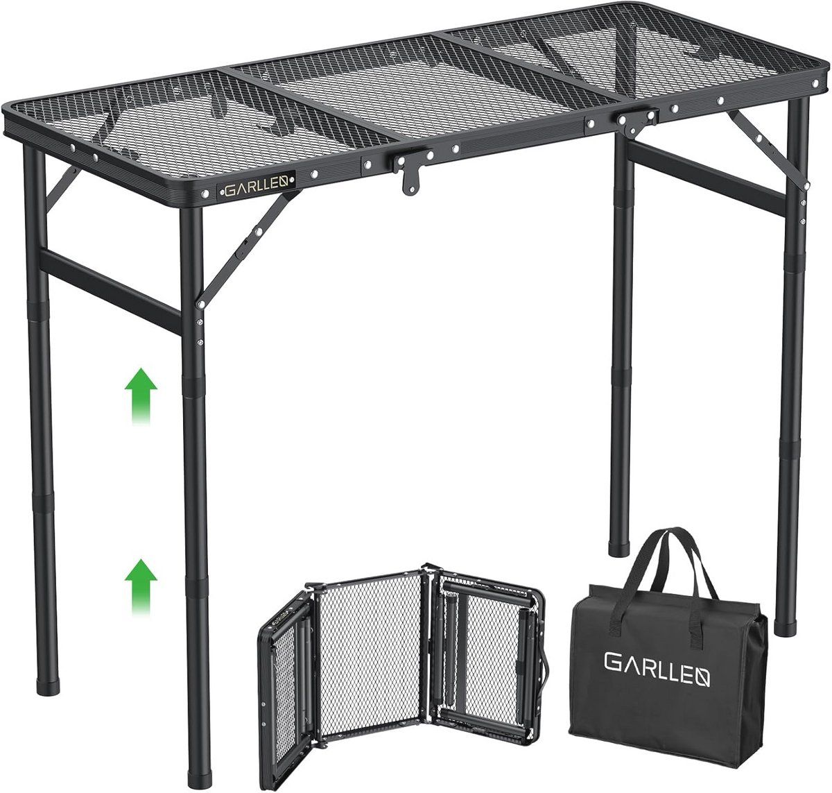 klaptafel voor barbecue en tuintafel 87 x 40 cm met