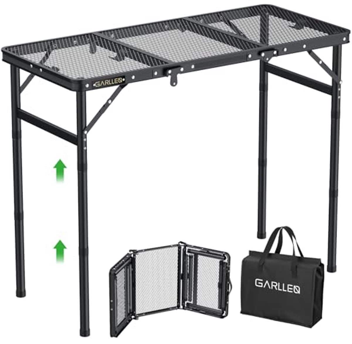 klaptafel voor barbecue en tuintafel 87 x 40 cm met