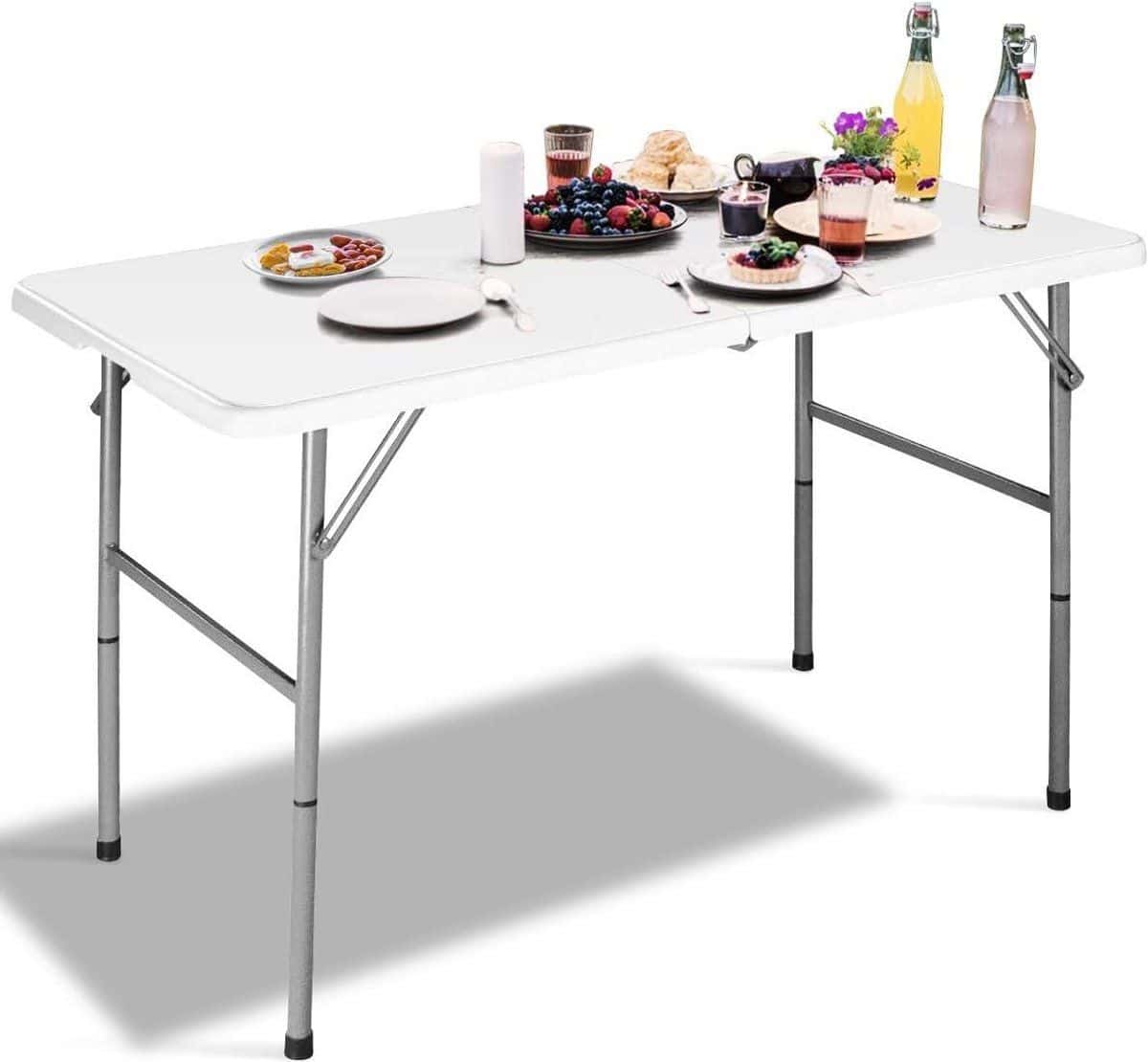 klaptafel vouwtafel tuin extra zitoppervlak draagbaar lichtgewicht