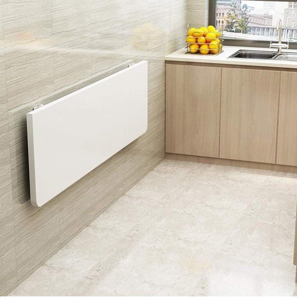 klaptafel vouwtafel wandmontage ruimte besparen flexibel opvouwbaar