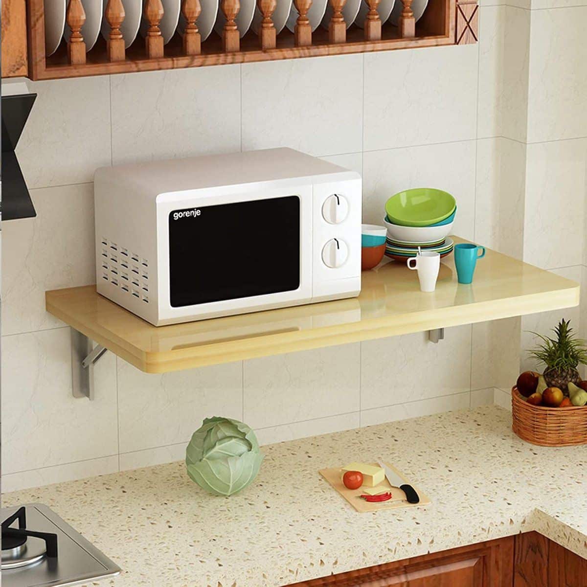 klaptafel wandbureau ruimte besparen inklapbaar ontwerp