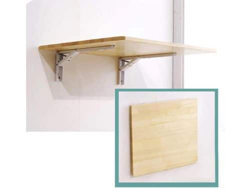 Klaptafel - Wandbureau - Ruimte Besparen - Massief Hout