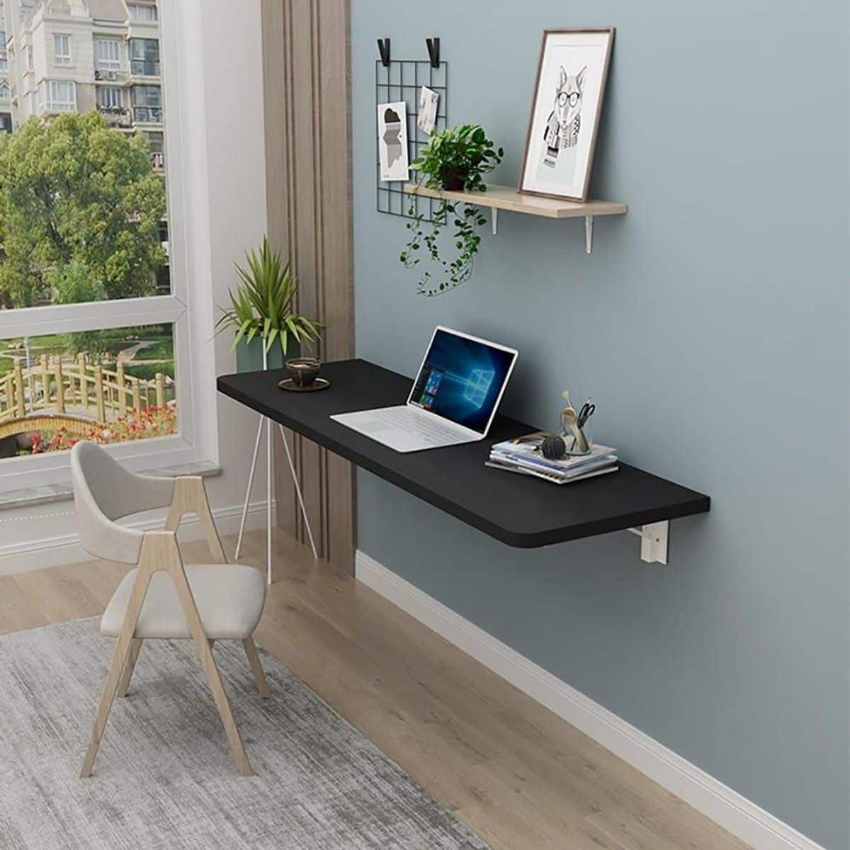 klaptafel wandbureau ruimte besparen opvouwbaar 50