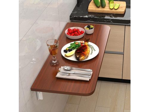 Klaptafel - Wandbureau - Ruimte Besparen - Opvouwbaar - 60x30cm
