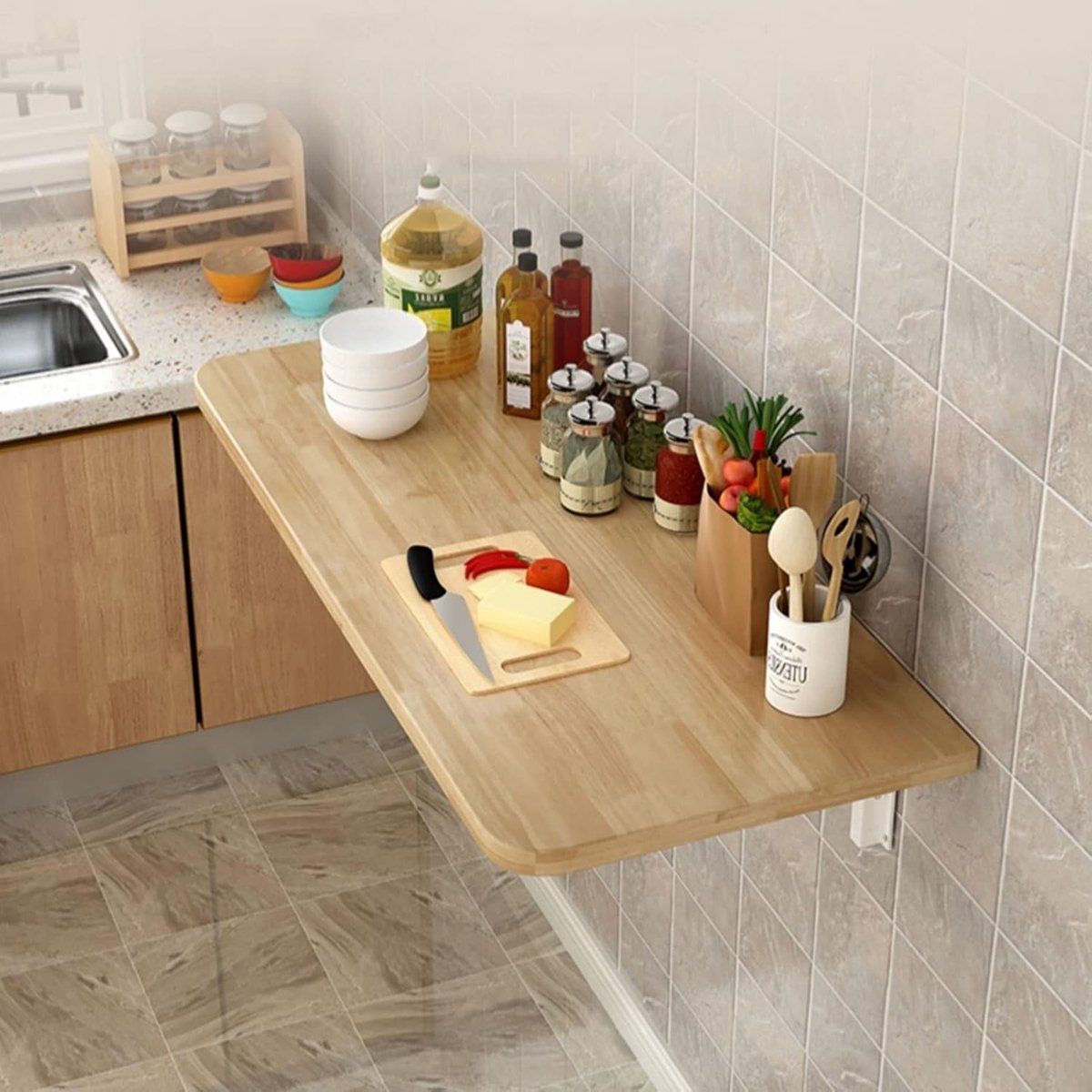 klaptafel wandbureau ruimte besparen opvouwbaar ontwerp