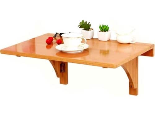 Klaptafel Wandmontage - Inklapbare Wandtafel - Ruimte Besparen - Opvouwbaar