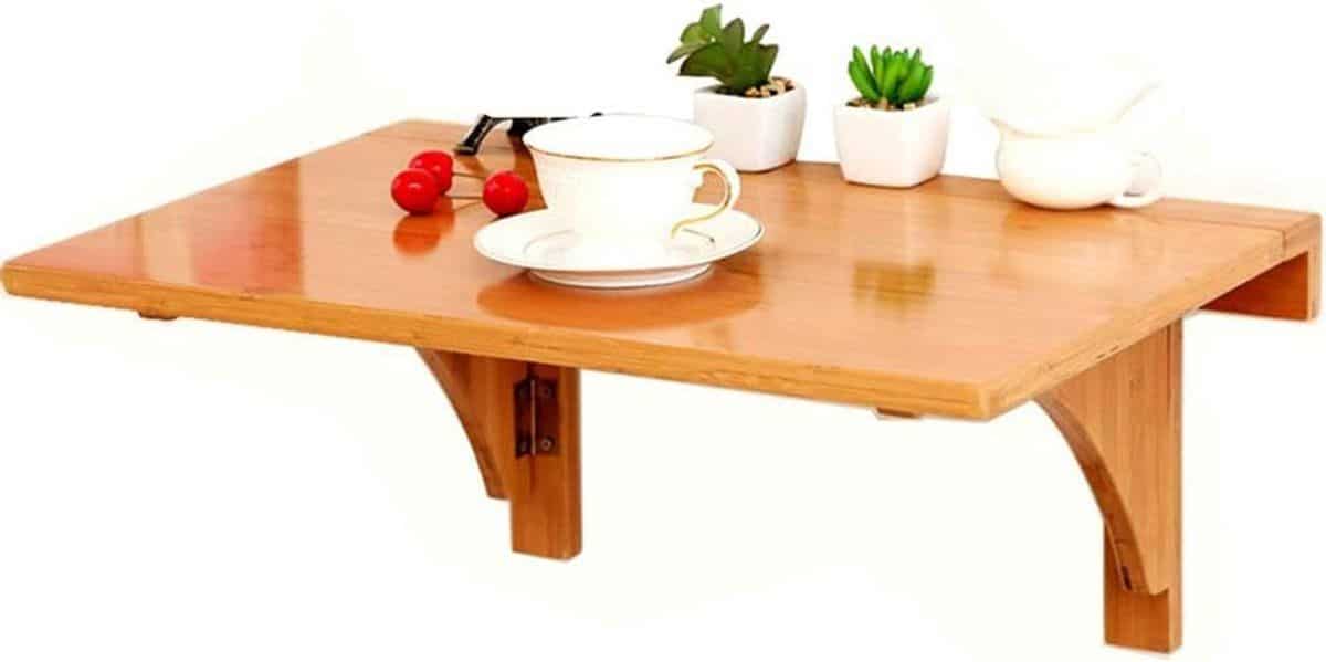 klaptafel wandmontage inklapbare wandtafel ruimte besparen opvouwbaar