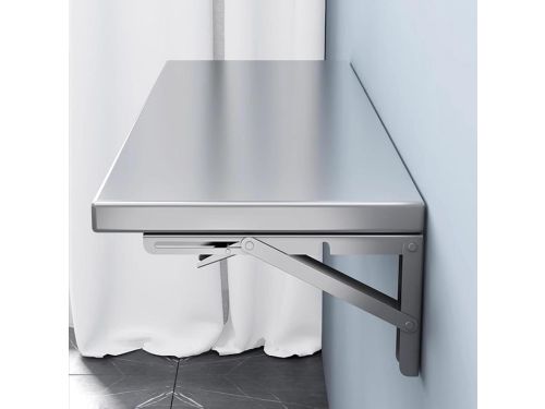 Klaptafel Wandmontage - Opklapbureau Vouwtafel - Ruimte Besparen - Roestvrij