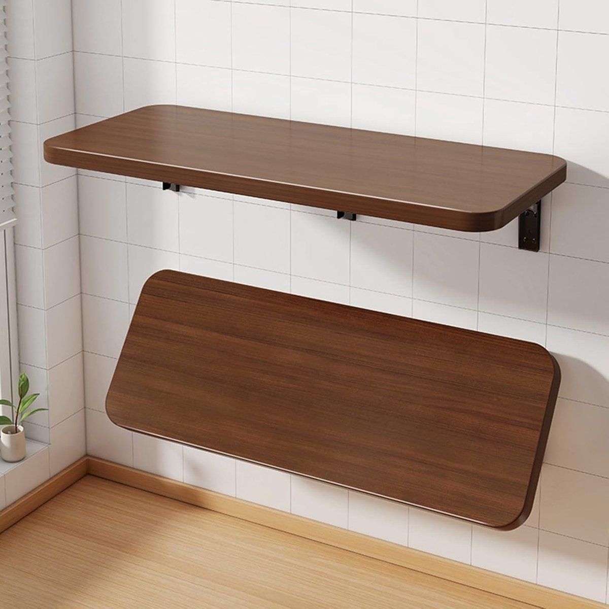 klaptafel wandtafel opklapbaar ruimte besparen eenvoudige installatie