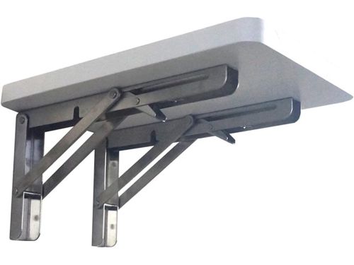 Klaptafel - Wandtafel Opklapbaar - Ruimte Besparen - Robuuste Steunen