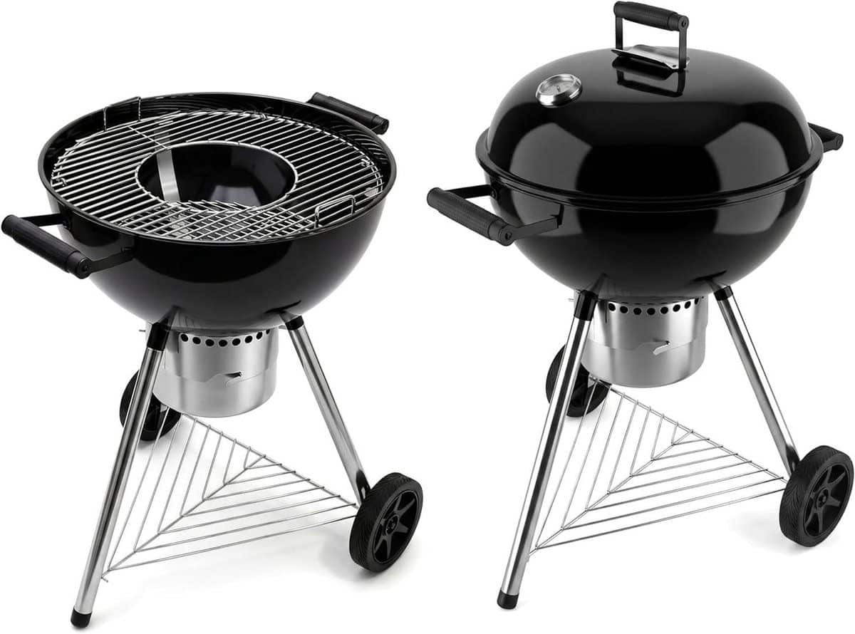 klassieke houtskool grill draagbare bbq buiten koken