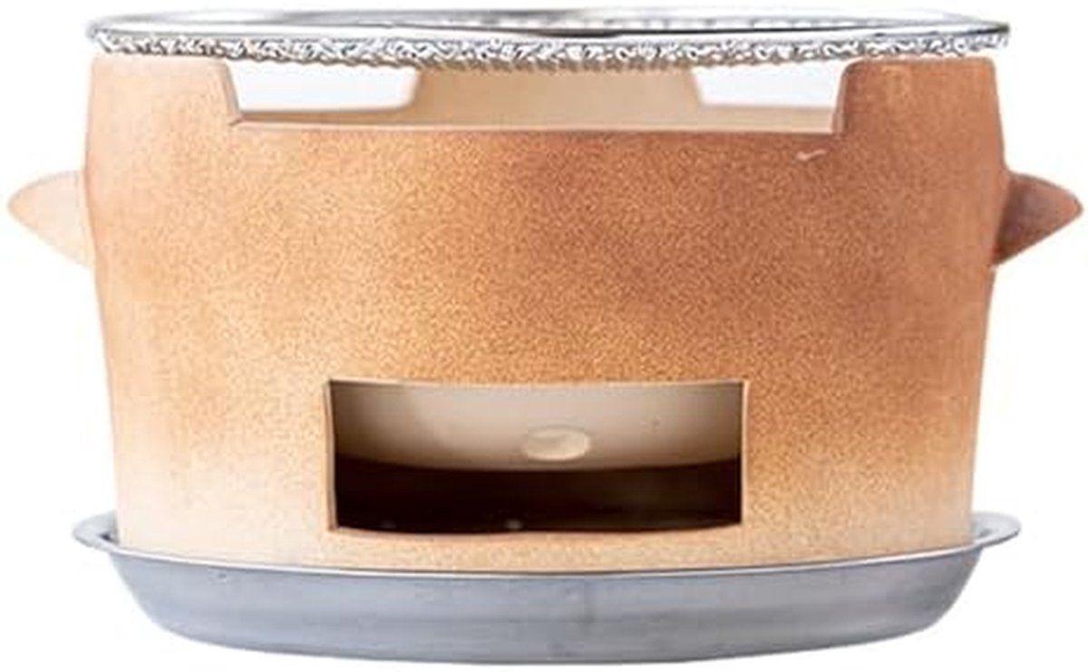 klei houtskool bbq buiten grill buiten koken