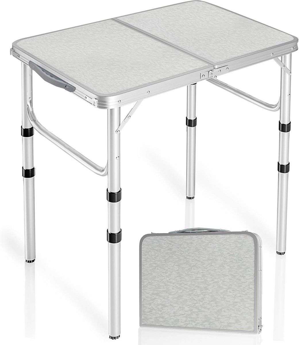 kleine klaptafel draagbare tafel kamperen en picknicken