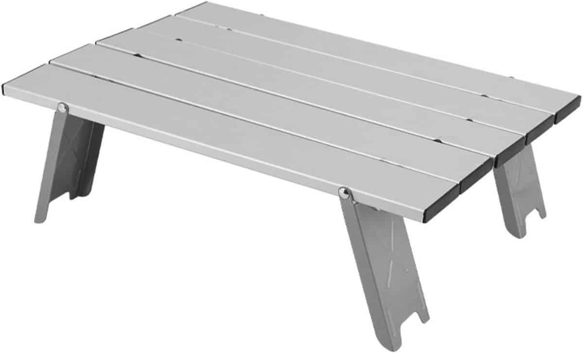 kleine klaptafel opklapbare tafel buitenactiviteiten lichtgewicht aluminium