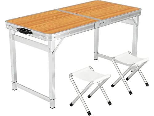 Kleine Klaptafel - Opvouwbare Tafel - Buiten Genieten - Lichtgewicht