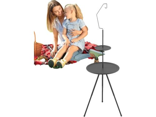 Kleine Ronde Klaptafel - Opvouwbare Tafel - Buitenactiviteiten Organiseren