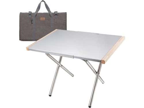 Kleine stalen tafel - Klaptafel - Outdoor koken - Hittebestendig