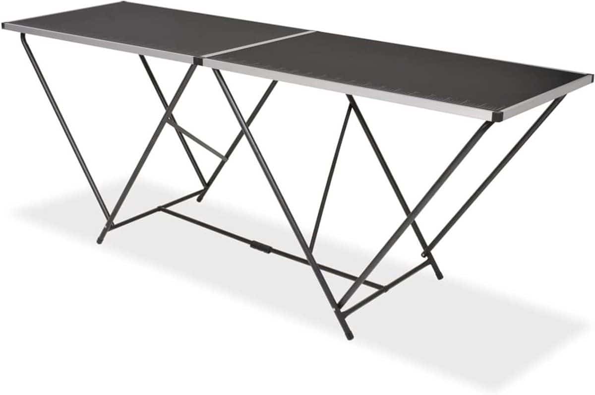 klus klaptafel werktafel vouwbaar behangen knutselen meten