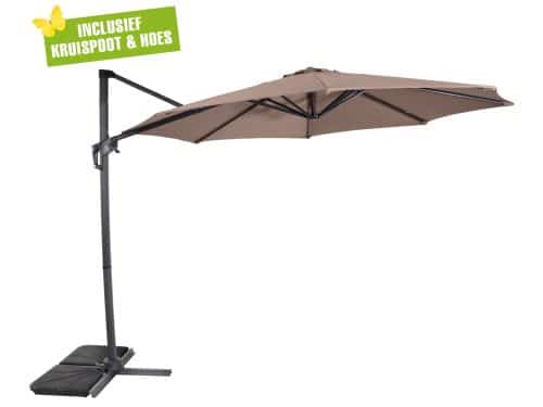 Lesli Living Libra zweefparasol 3 m taupe