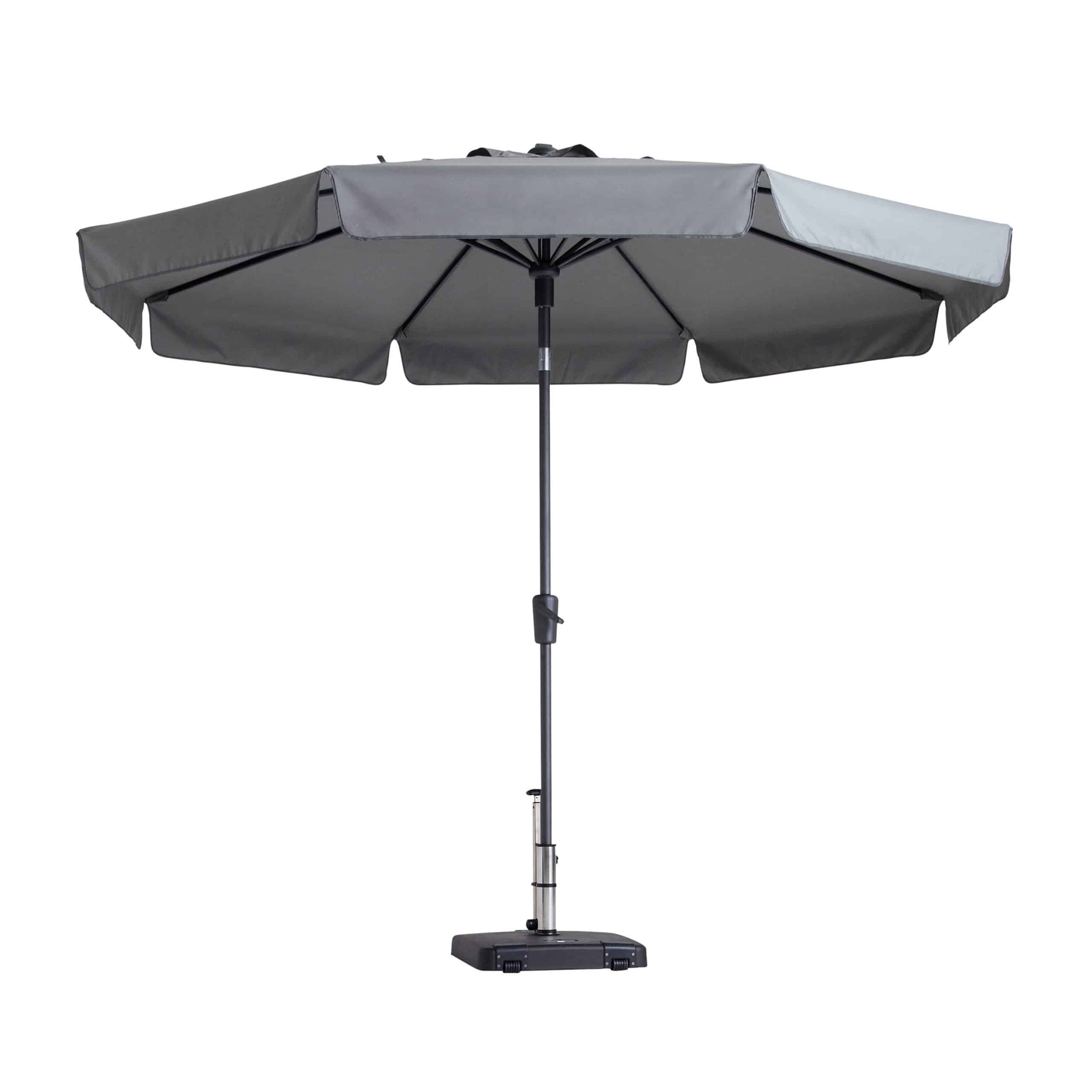 madison flores parasol 300 cm light grey