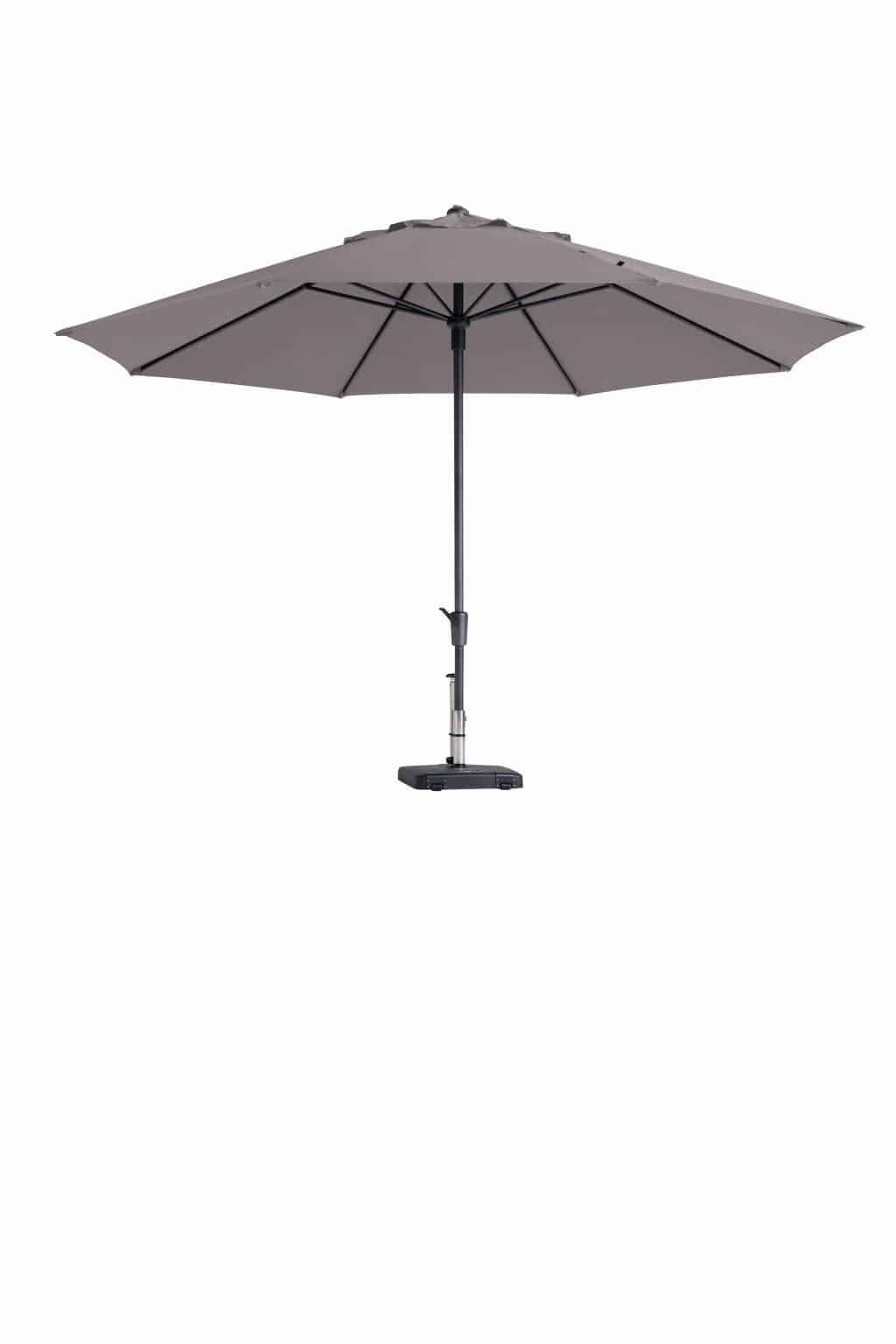 madison timor de luxe parasol 400 cm rond taupe