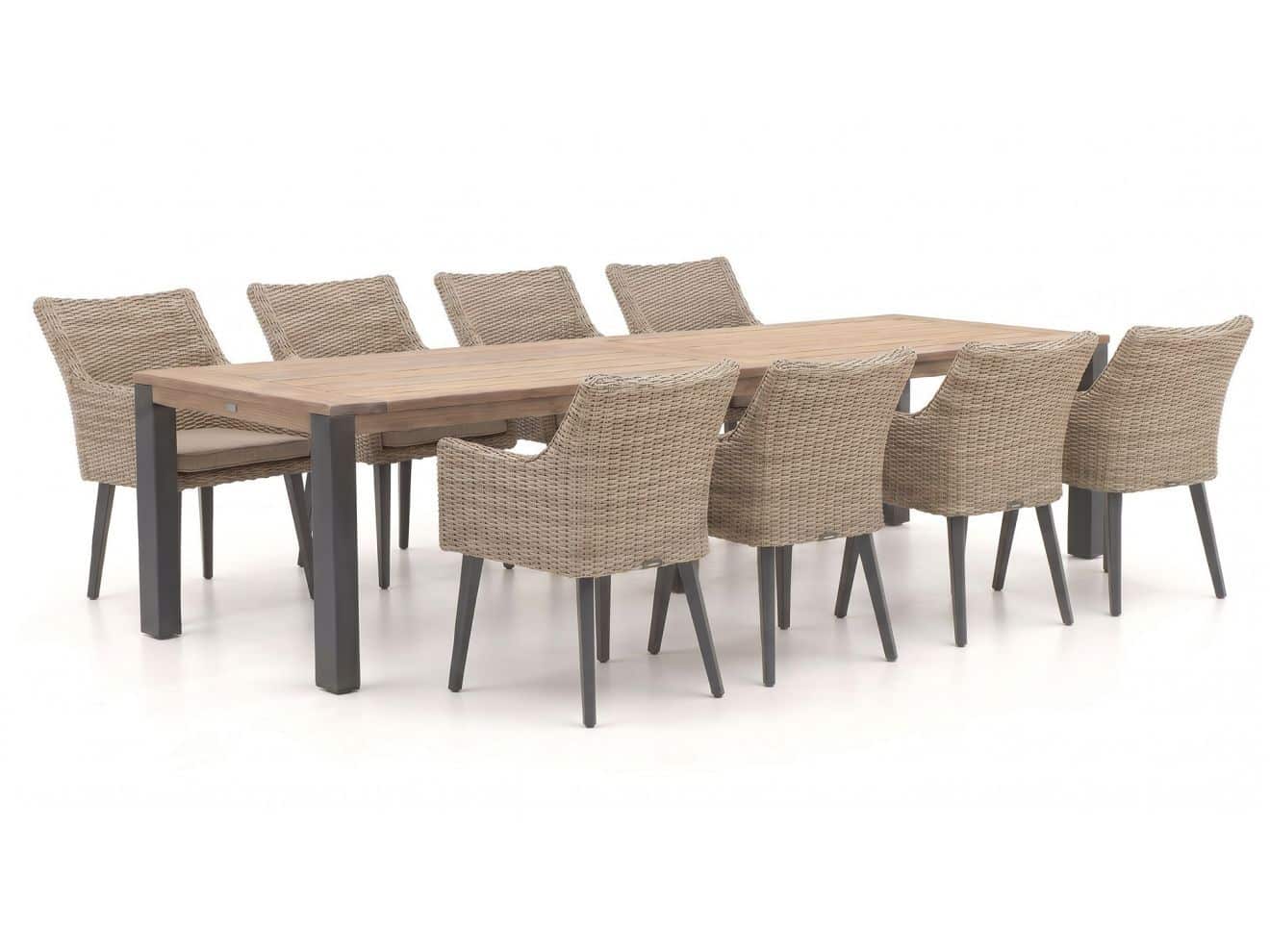 manifesto matese/rough s 300cm dining tuinset 9 delig laagste prijsgarantie!