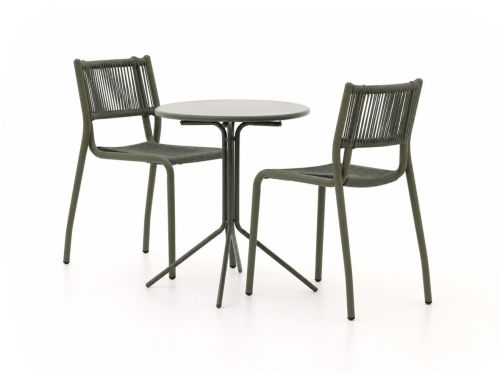 Manifesto Misurina/Aziano ø60cm dining tuinset 3-delig stapelbaar - Laagste prijsgarantie!