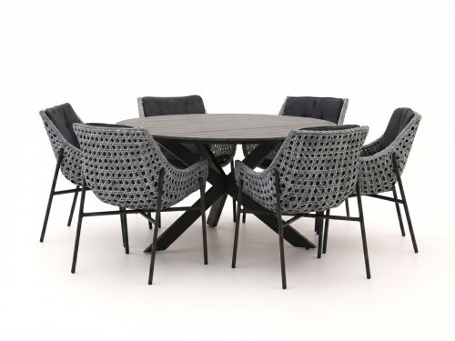 Manifesto Novara/Fidenza ø149cm dining tuinset 7-delig - Laagste prijsgarantie!