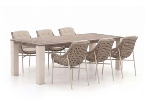 Manifesto Novara/ROUGH-X 240cm dining tuinset 7-delig - Laagste prijsgarantie!