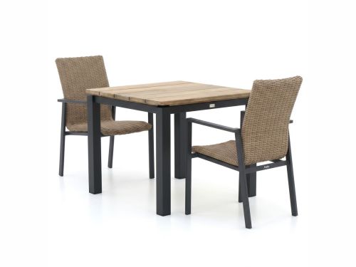 Manifesto Villongo/Lagundo 90cm dining tuinset 3-delig stapelbaar - Laagste prijsgarantie!