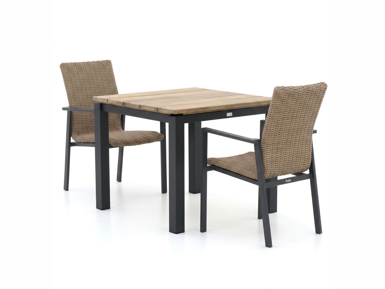 manifesto villongo/lagundo 90cm dining tuinset 3 delig stapelbaar laagste prijsgarantie!
