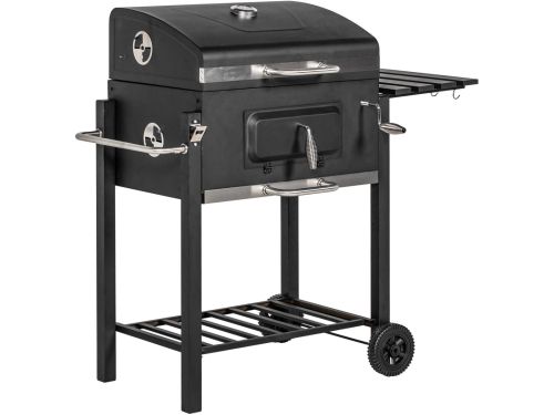 Miryx Grillwagen Houtskoolgrill BBQ - Smokerbarbecue - Staande Grill