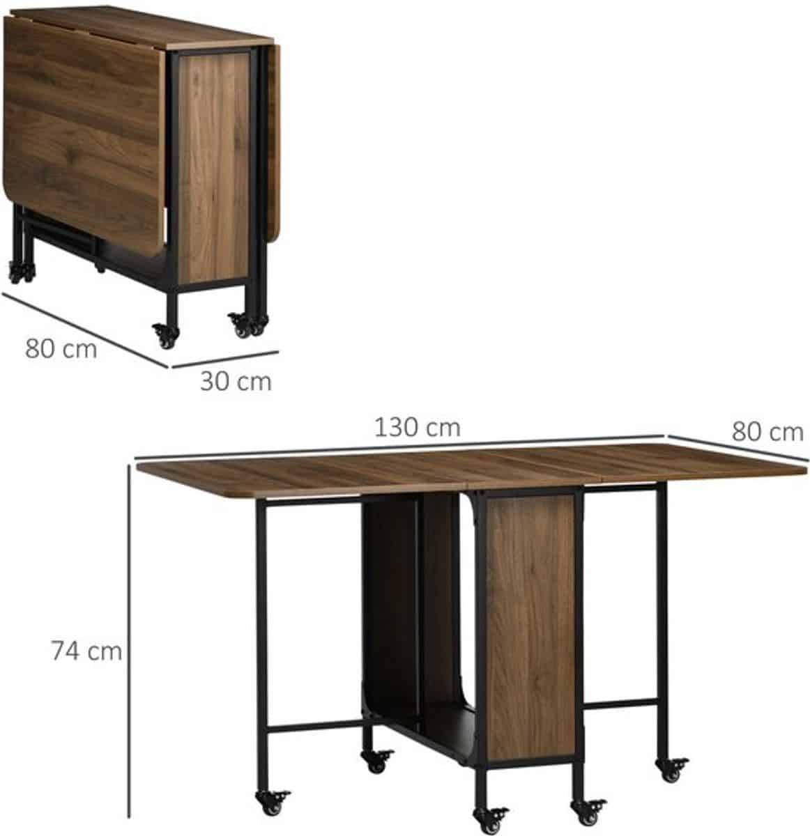 mobiele inklapbare tafel opvouwbare werktafel klaptafel verplaatsbare