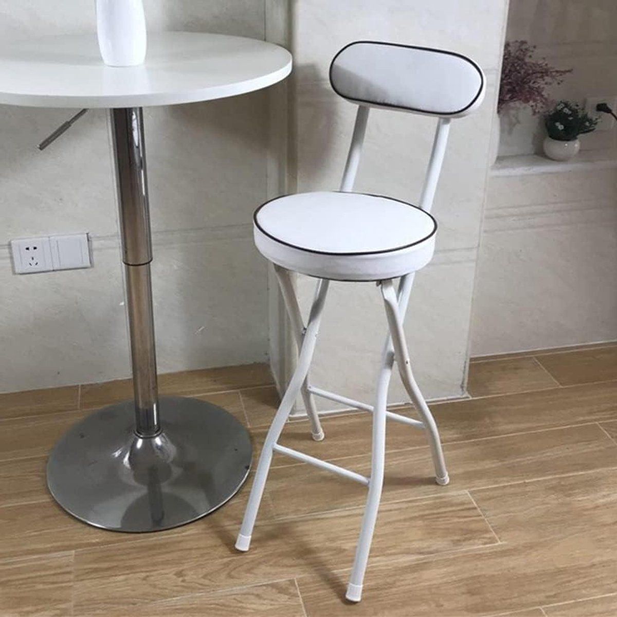 moderne barkruk opklapbare stoel ruimtebesparend zitten ergonomisch
