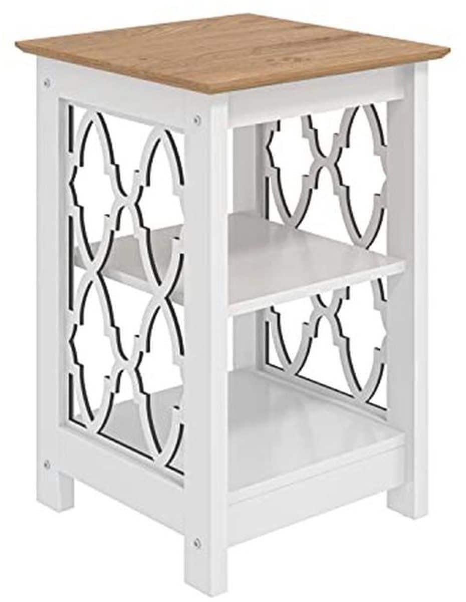 moderne bijzettafel met plank voor hal en woonkamer