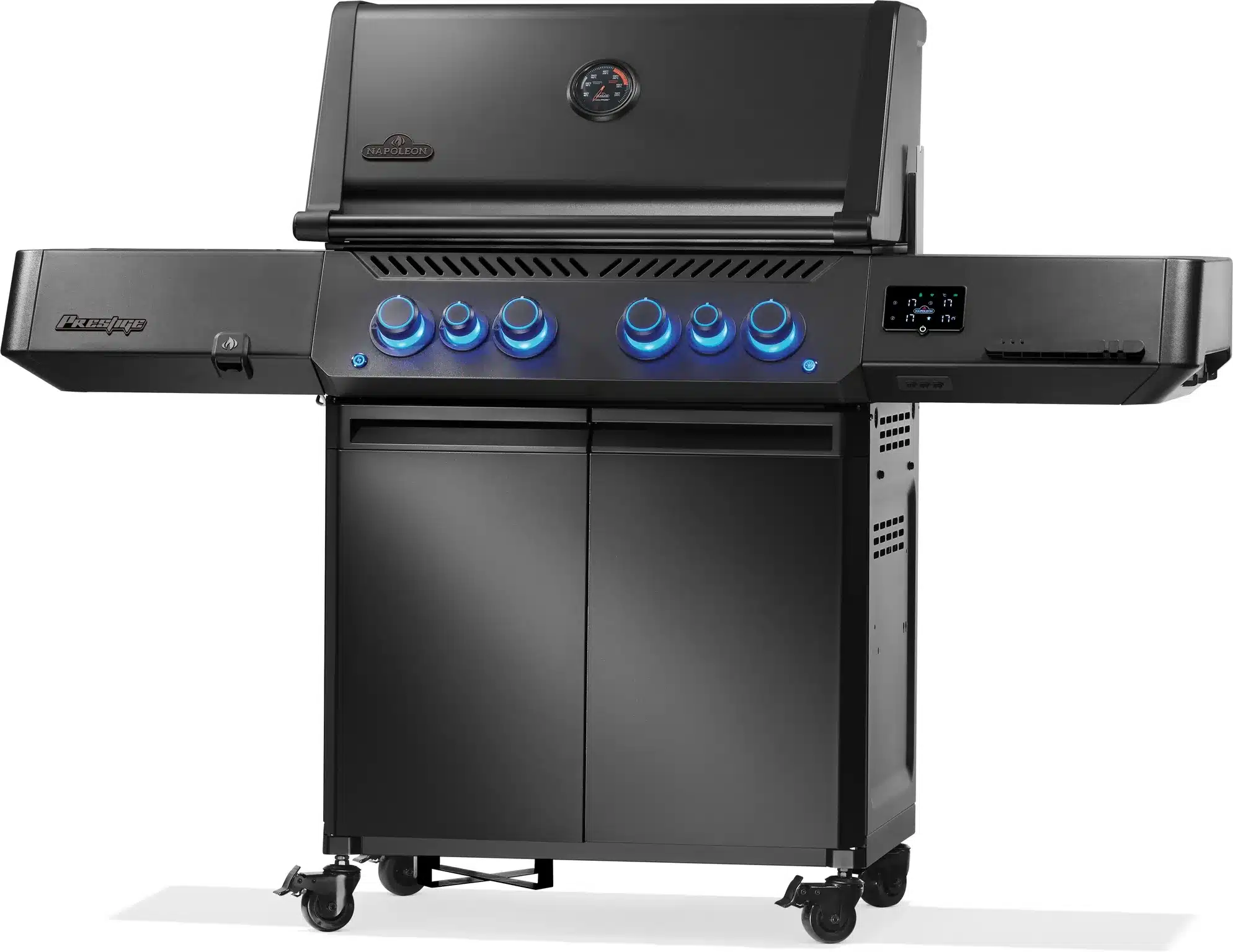 napoleon phantom prestige 500 connected gas bbq mat zwart barbecue