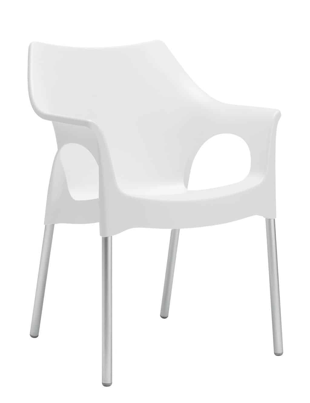 ola ivoor stapelbare tuinstoel